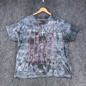 Twenty One Pilots Skeleton Clique Acid Washed Graphic T Shirt Men’s XL Grunge